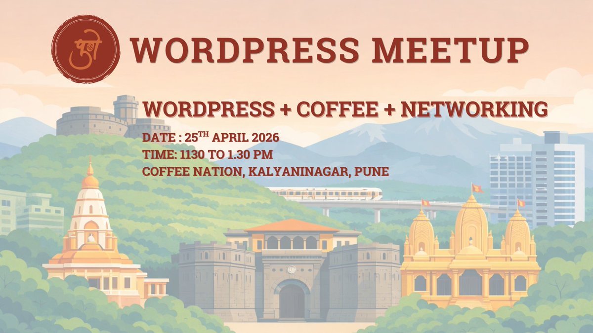WordPress and Pune tweet media
