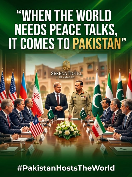 پاکستان اب عالمی سفارتکاری کے مرکز کے طور پر ابھر رہا ہے، جہاں بڑے عالمی رہنما ایک پلیٹ فارم پر اکٹھے ہو رہے ہیں۔ یہ نہ صرف اعتماد کا مظہر ہے بلکہ پاکستان کے مثبت اور مضبوط عالمی کردار کی بھی عکاسی کرتا ہے۔
#PakistanHostsTheWorld