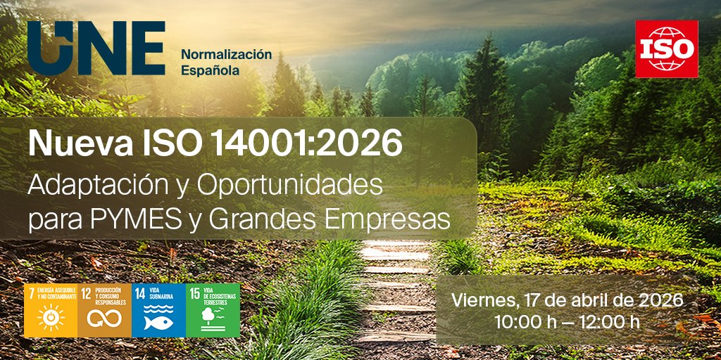 UNE Asociación Española de Normalización tweet media