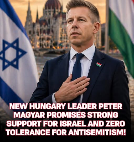 Hungary’s newly elected leader Peter Magyar is signaling a clear pro-Israel stance, pledging to maintain strong ties with Israel and enforce zero tolerance for antisemitism. Speaking after his election victory, Magyar emphasized the importance of protecting Hungary’s Jewish