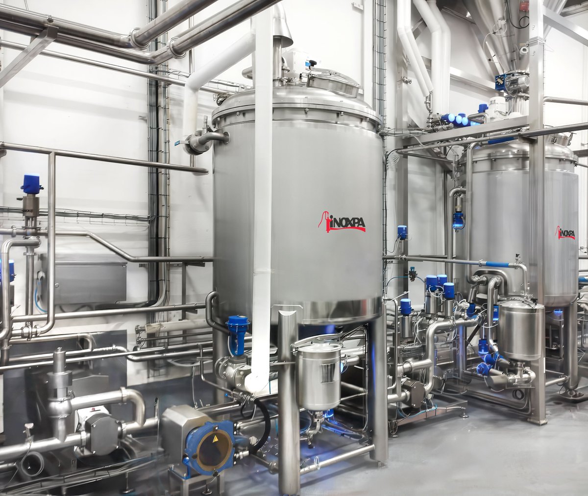 INOXPA's tweet image. PRODUCTION OF TOPPINGS AND SYRUPS FOR ICE CREAMS🍫

We have designed and installed a fully automated facility for FRONERI at their Álava plant. FRONERI is a leading company in the production of ice creams and frozen desserts in Europe.

#INOXPA #FoodIndustry #Solutions