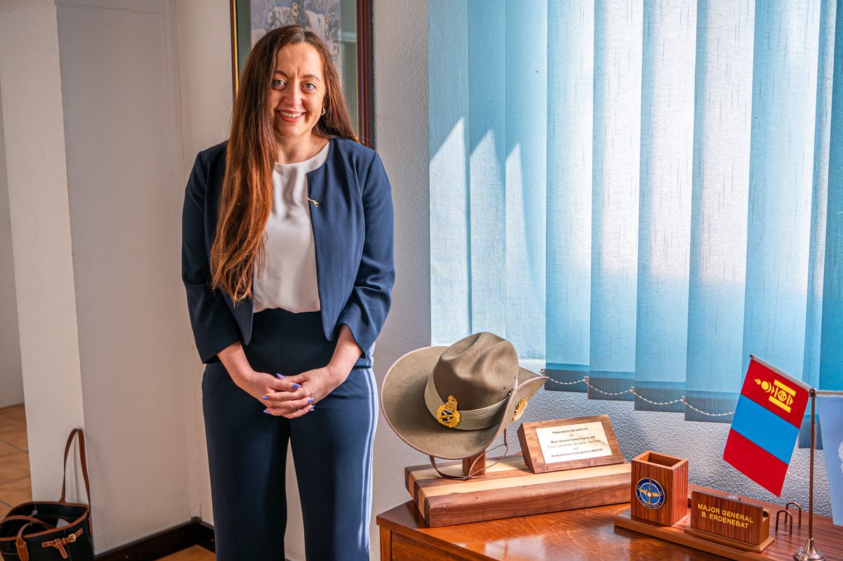 UN_CYPRUS's tweet image. This morning, top @UN official in #Cyprus, Khassim Diagne, welcomed the #Australian 🇦🇺 High Commissioner, Emily Pugin, for a brief on #UNFICYP's efforts on the island. #A4P