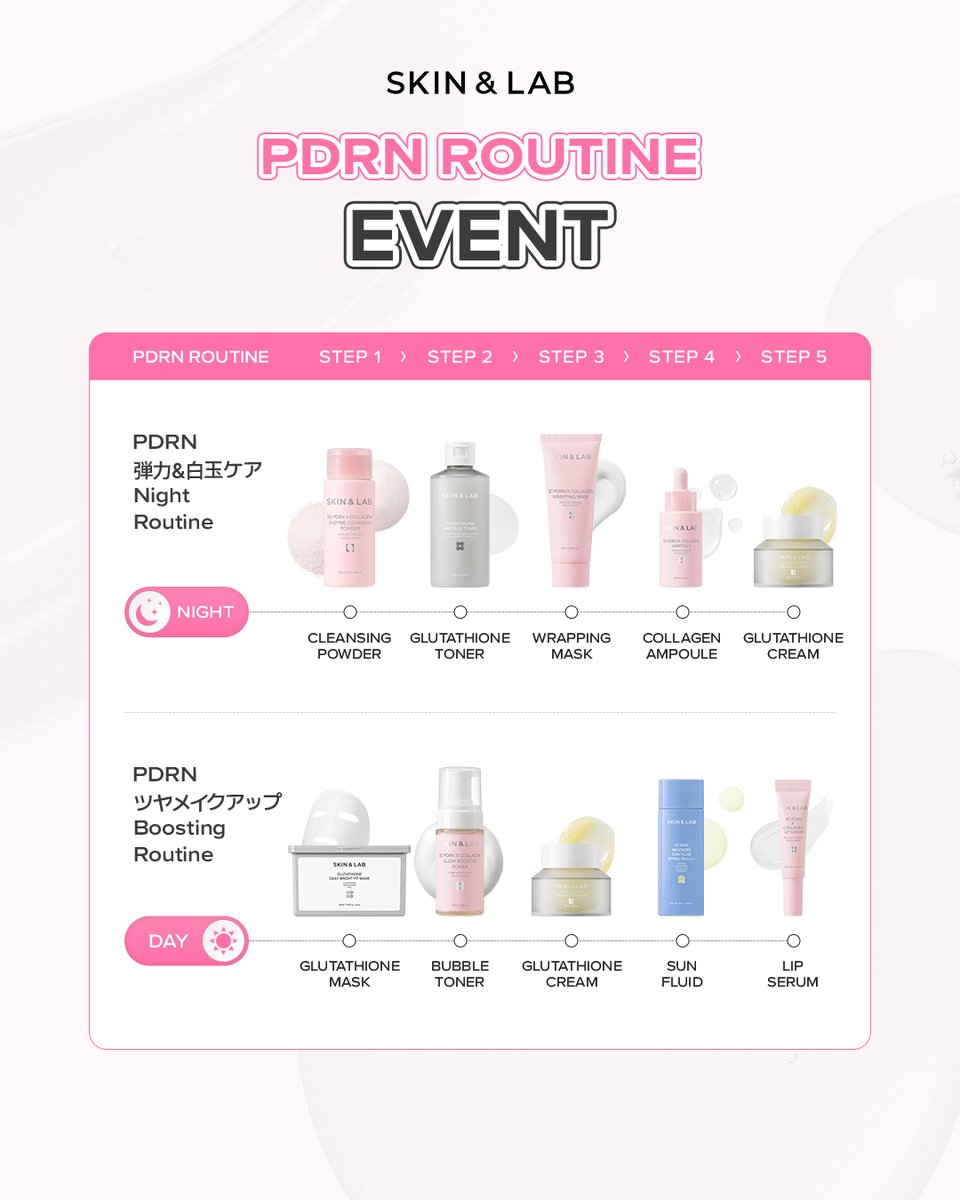 skinnlab_japan's tweet image. #event
💖PDRN Routine
私にどんなアイテムがぴったり合うのか
教えてください！
🎁プレゼントをお送りします！

📝 応募方法
1️⃣ SKIN＆LABのアカウントをフォローし、投稿に「いいね」
　さらにストーリーズシェアまたはリポスト
2️⃣ コメント欄に使ってみたい理由を教えてください！
📅 締切: 4月25日