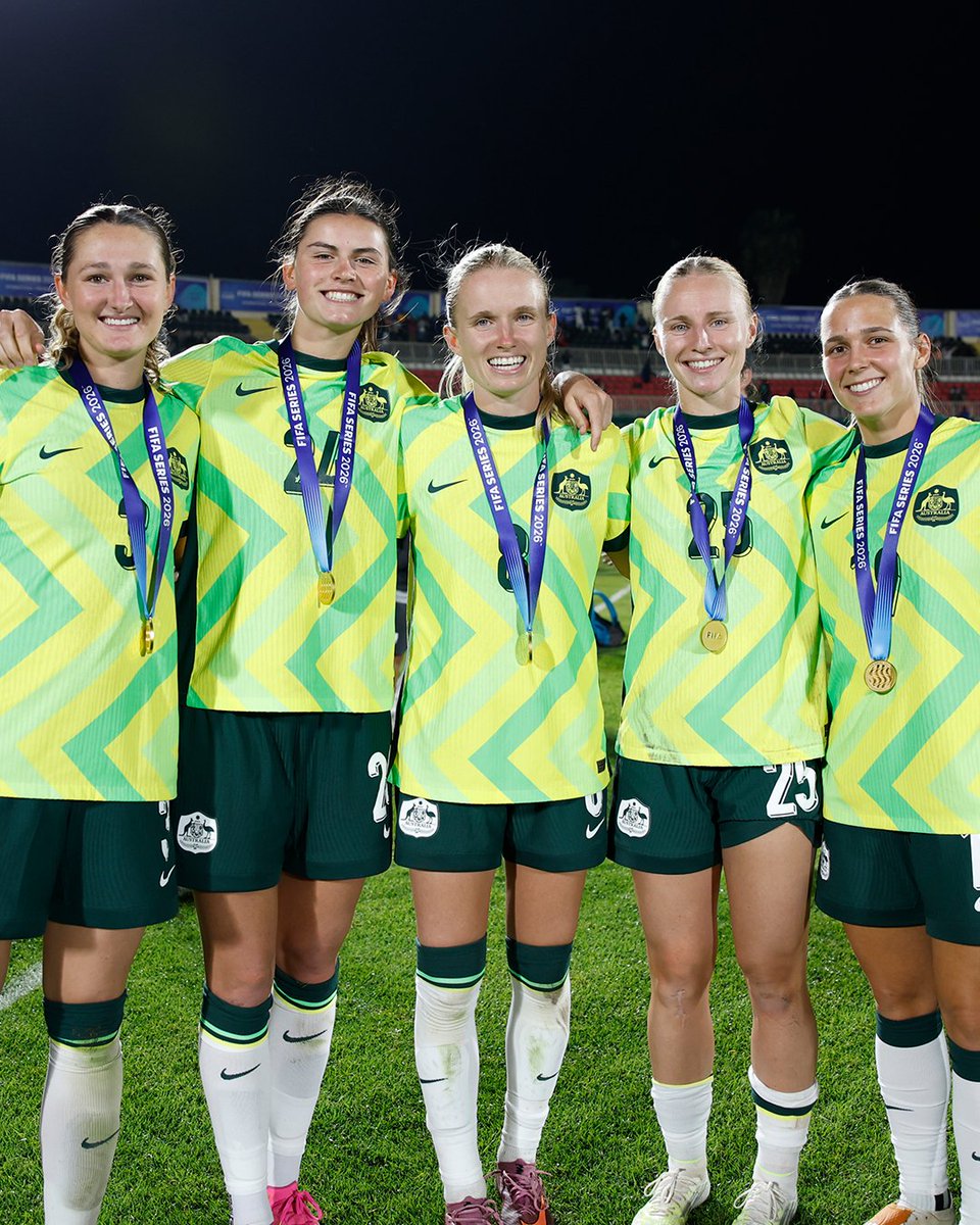 TheMatildas's tweet image. Post-match scenes! 🏅

#Matildas #FIFASeries
