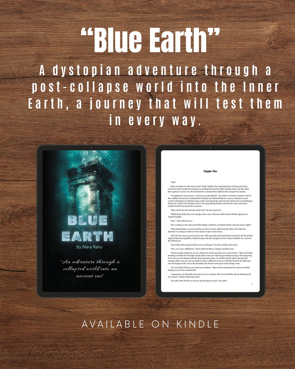 teretales's tweet photo. The world is ruled by blue-skinned Inner Earth humans to stop surface humans from destroying the world.

In the meantime Maya, Manak, Dima, Nimme, and Dr. Sirnos go on a journey to the Inner Earth to find a cure that's needed.

https://t.co/PtfQ53l258

#BookTwitter #booklovers https://t.co/qz2Nzo0XMK