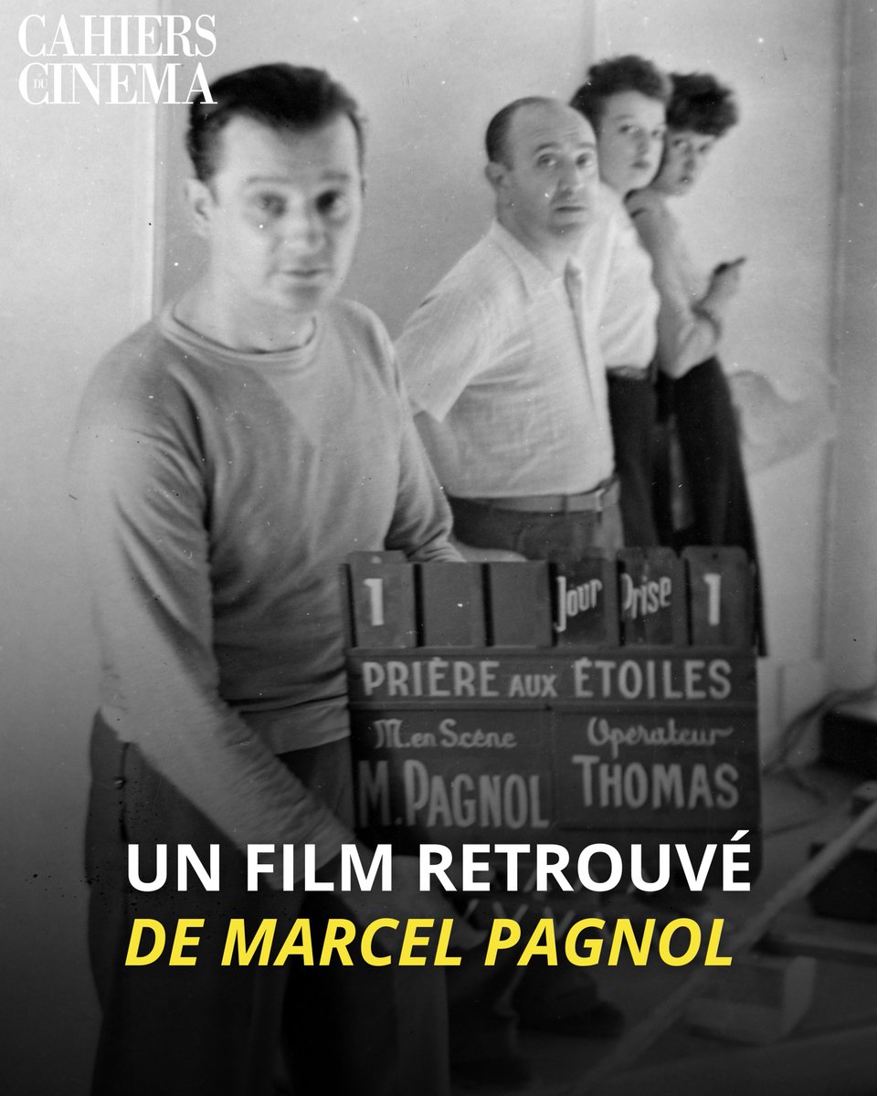 cahierscinema's tweet photo. Il y a trois ans furent retrouvés quelques bobines d’une copie de travail de La prière aux étoiles, oeuvre inachevée puis détruite de Marcel Pagnol.
Nous avons pu voir ces 80 minutes inédites le 15 mars, dans le cadre du Festival de la Cinémathèque, à Paris. https://t.co/vNkVEBv2Vp