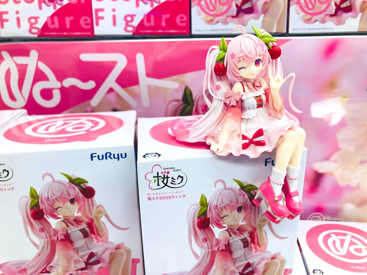 🌸景品入荷情報🌸 🩷初音ミク ぬーどるストッパーフィギュア ー 桜ミク
