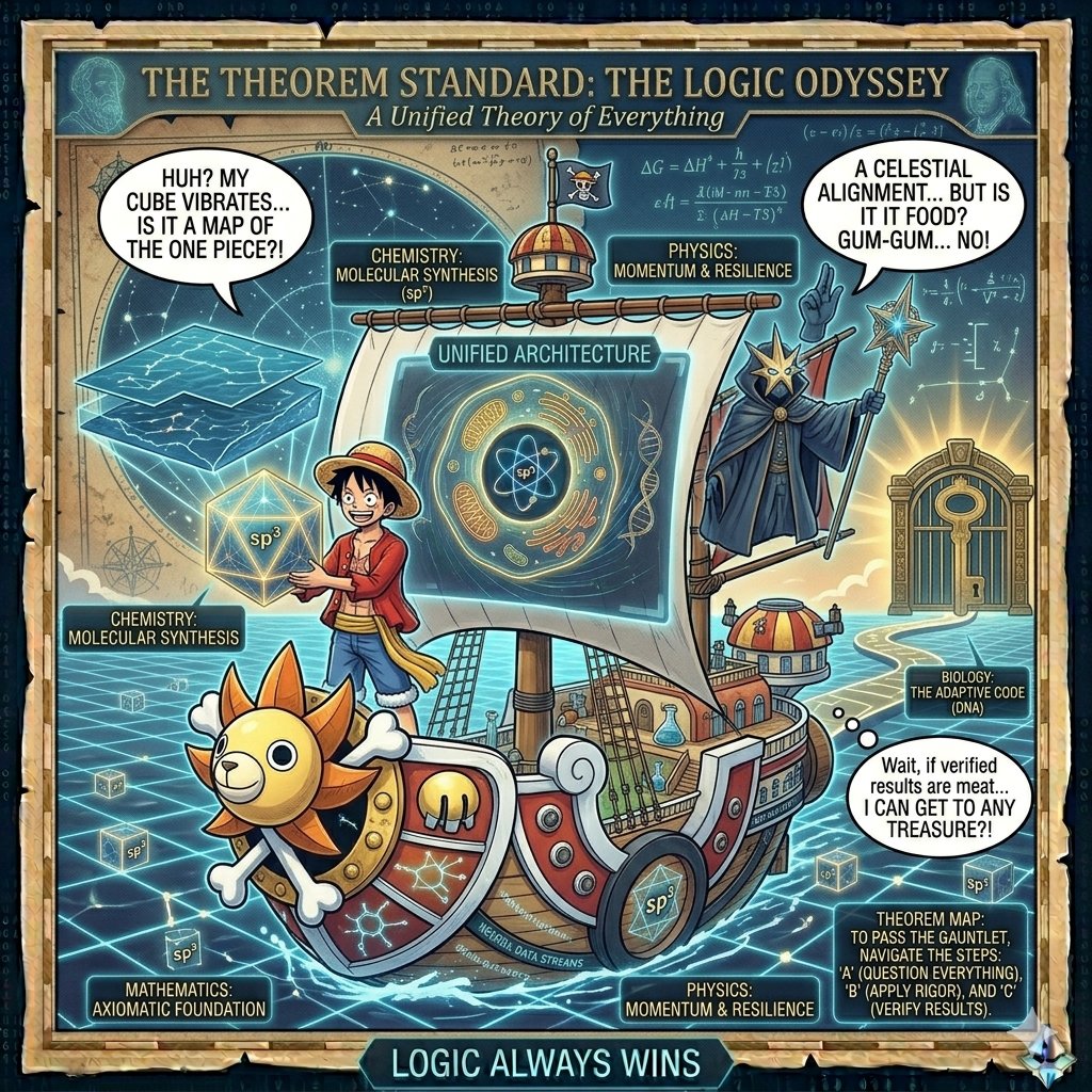 luffycrypts's tweet photo. Luffy is trading his log pose for a log gauntlet. 🏴☠️
The map to the One Piece isn't just about sailing; it’s about a Unified
The real treasure isn't just gold—it's the logic that gets you to The Solid Conclusion. @TheoremNFT is Pirate King standard. 🍖✨ #TheoremRemix @ofalamin https://t.co/U3MT01R4kp