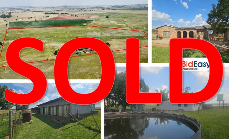 BidEasyAuctions's tweet image. 𝗦𝗢𝗟𝗗 𝗦𝗢𝗟𝗗 𝗦𝗢𝗟𝗗!!

21.5Ha FARM WITH LARGE HOUSE, STOREROOM &amp;amp; LIVESTOCK SHELTERS - BRONKHORSTSPRUIT

Pieter Beukes 082 5757 302 / pbeukes@bideasy.co.za

#SOLD #AUCTION #BIDEASY
