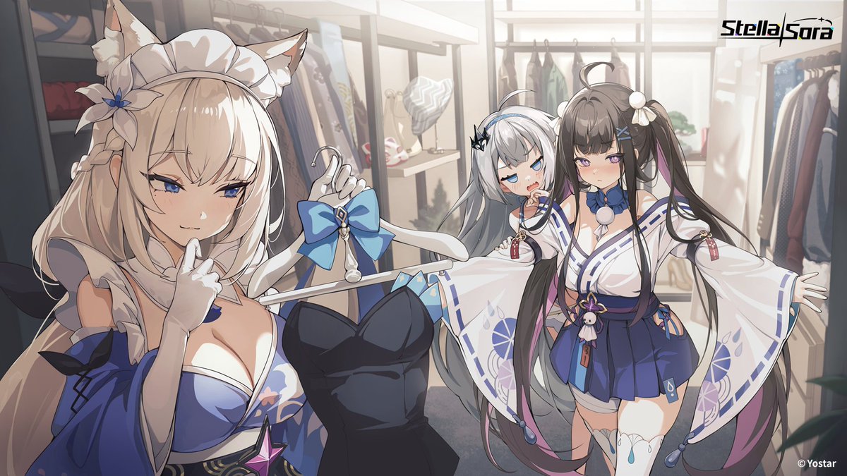 StellaSoraEN's tweet image. ✧Event Celebration: Solitary Waltz in Night's Embrace

My, my! They actually have this kind of clothing here? I must say it'd suit you very well, Tyrant~

#StellaSora #Yostar