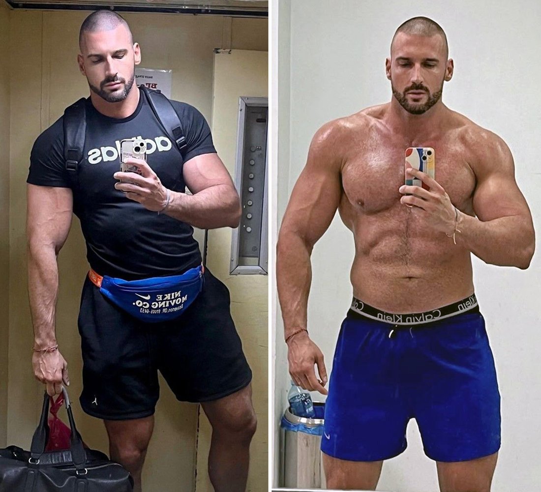 Strong men addiction tweet media