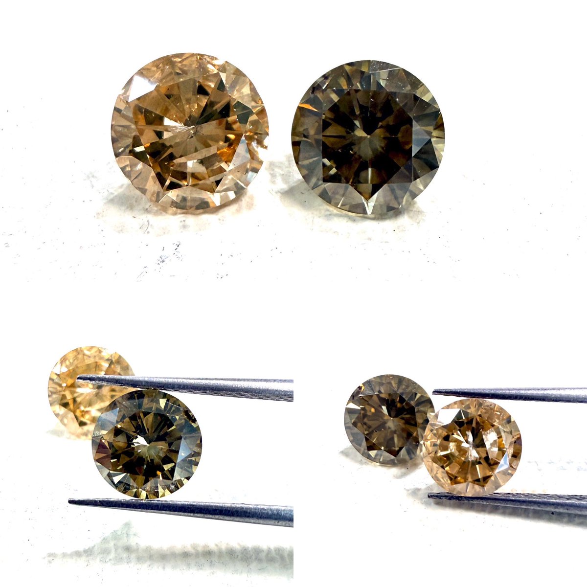 GemaxStone's tweet photo. こちらの💎 2pc - 両方1ct ✨
・うっすらブラウニッシュオレンジ
・オリーブ🫒色のグリーン
驚き‼️価格でご案内致します
大阪石ふしぎ大発見展 :: 第3展示場 : 78,79 

^^^^^

Sun-kissed brownish orange meets earthy olive green 🫒☀️

Round brilliant twins with totally different personalities https://t.co/lgY40oe36F