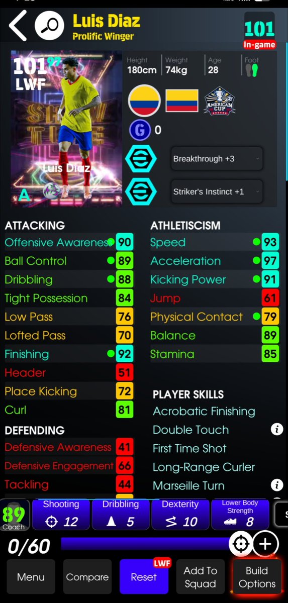 AlexEfb1's tweet photo. Imagine using Luis Diaz as a striker🔥🔥 #efootball https://t.co/byzpdEhnN9