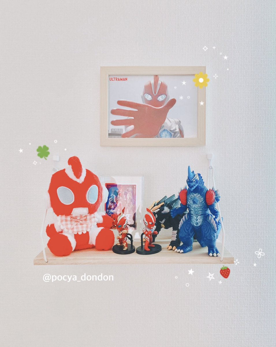 壁のオメガ棚🌟
(飾られてないグッズはまだある👈)
