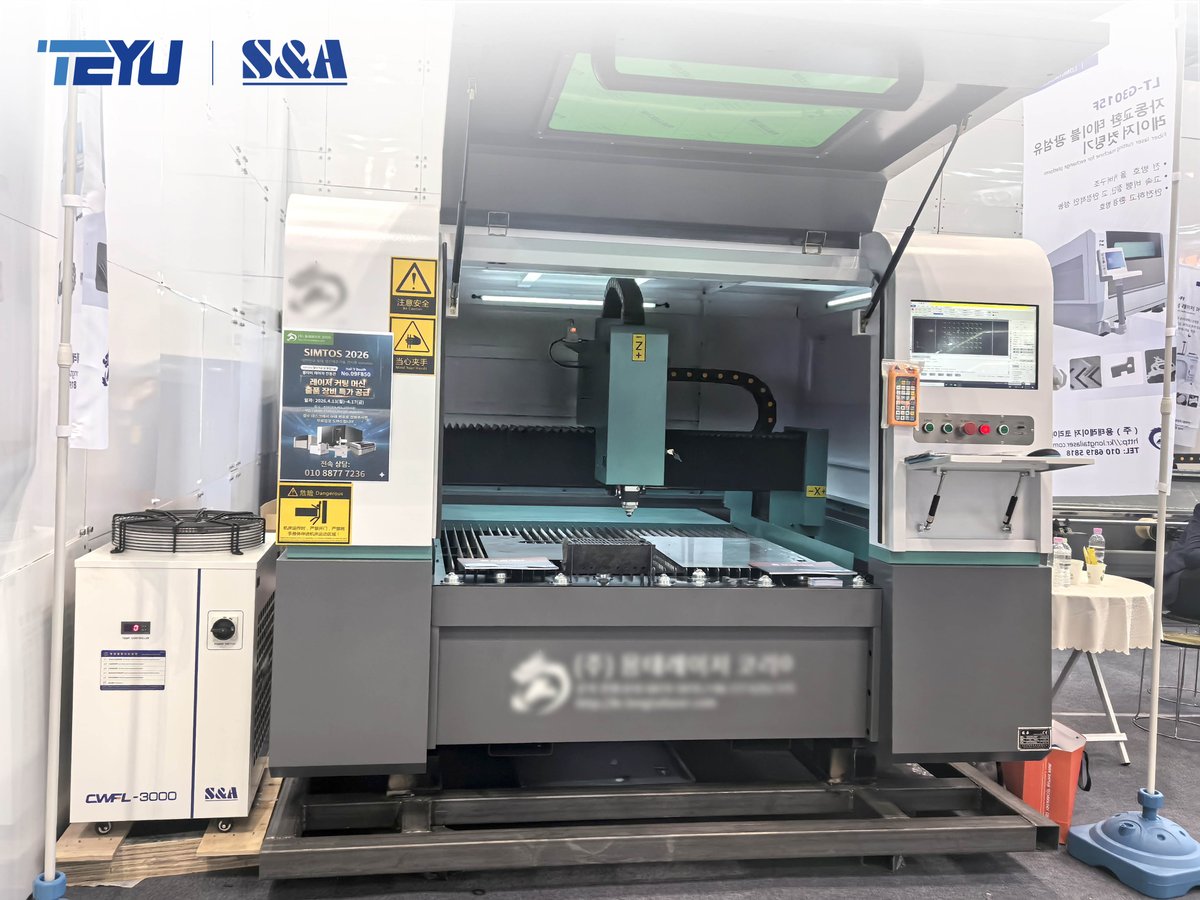 teyuchiller's tweet image. TEYU #chillers are popular among many exhibotors at #SIMTOS 2026. They use the chillers to cool #lasercutters, laser welders, laser markers, #CNCrouters, etc.
we warmly invite you to stop by Booth 09G930. Let's explore TEYU's reliable #coolingsolutions can support your project.