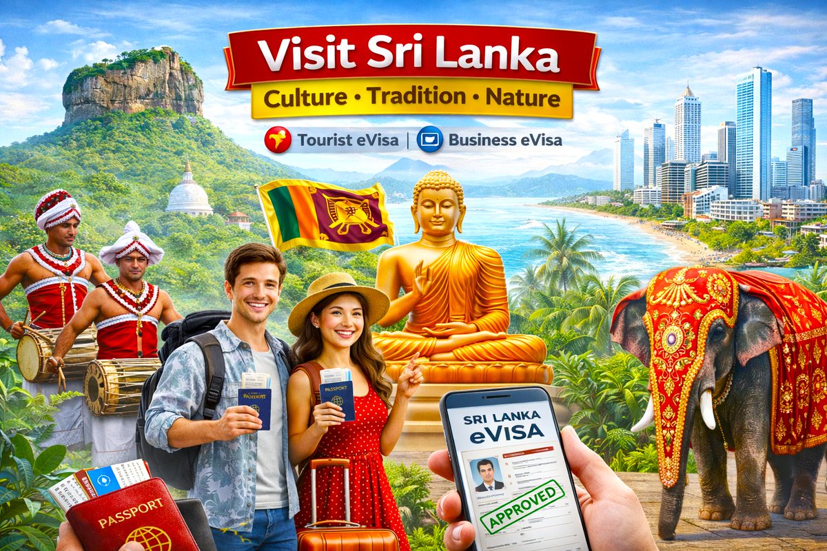 eservices6226's tweet photo. Sri Lanka eVisa – Lowest Price ✈️🌴
Apply for your Sri Lanka eVisa with fast, secure processing. Get your tourist or business eVisa easily and explore beaches, culture, and cities. 🌍
Apply here: https://t.co/H3lovrxWsT
#SriLankaeVisa #LowestPriceVisa #SriLankaVisa https://t.co/gYsbutGZdP