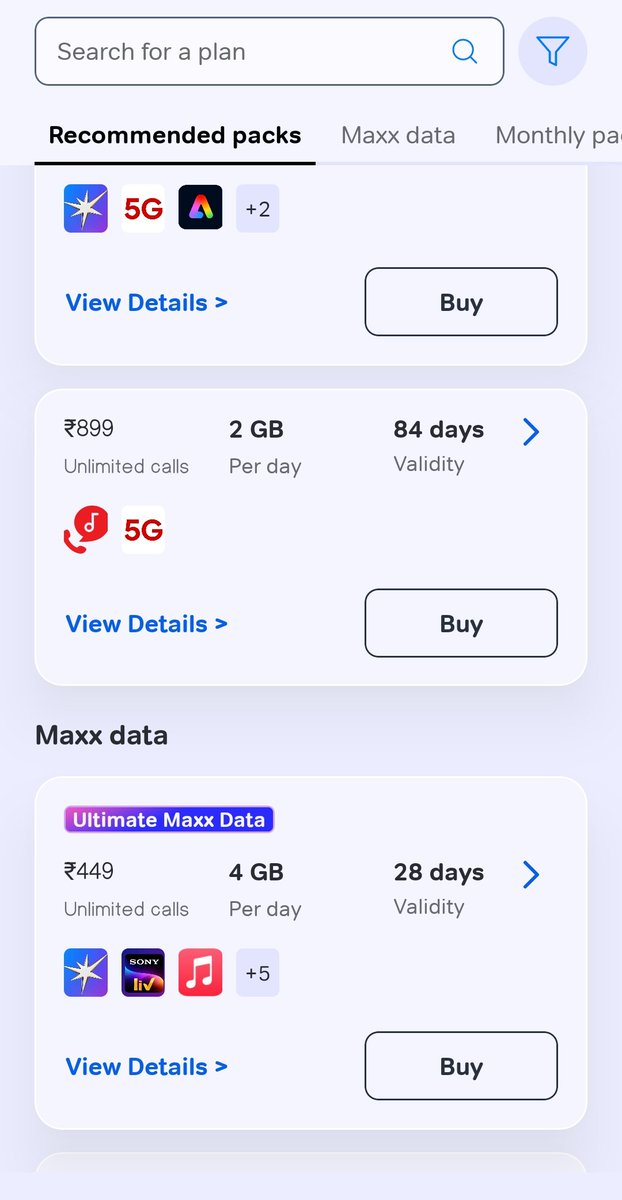 SauravAryan0's tweet image. Airtel just revised its recharge pricing 🚨
The ₹859 plan is now ₹899.
Another reminder that telecom costs are quietly going up.
If you're recharging soon, double-check the updated plans before you pay.
#Airtel #Recharge #PriceHike #Telecom