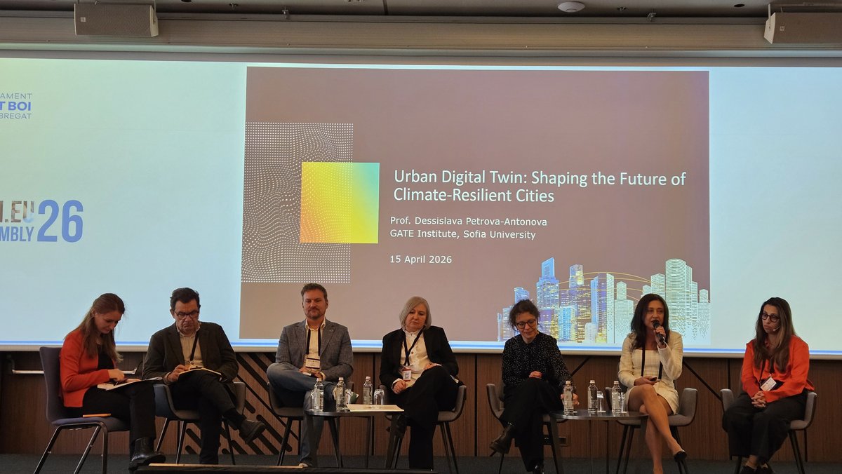 GATE_CoE's tweet image. Sofia City Municipality @officialSofiaBG  hosts @living_eu Digital Assembly &amp;amp; @EUROCITIES Digital Forum 2026 this week 🇪🇺
🙏GATE Institute is part of the conversation on digital transformation, data, and smarter cities.

#SmartCities #DigitalTwins #GATEInstitute