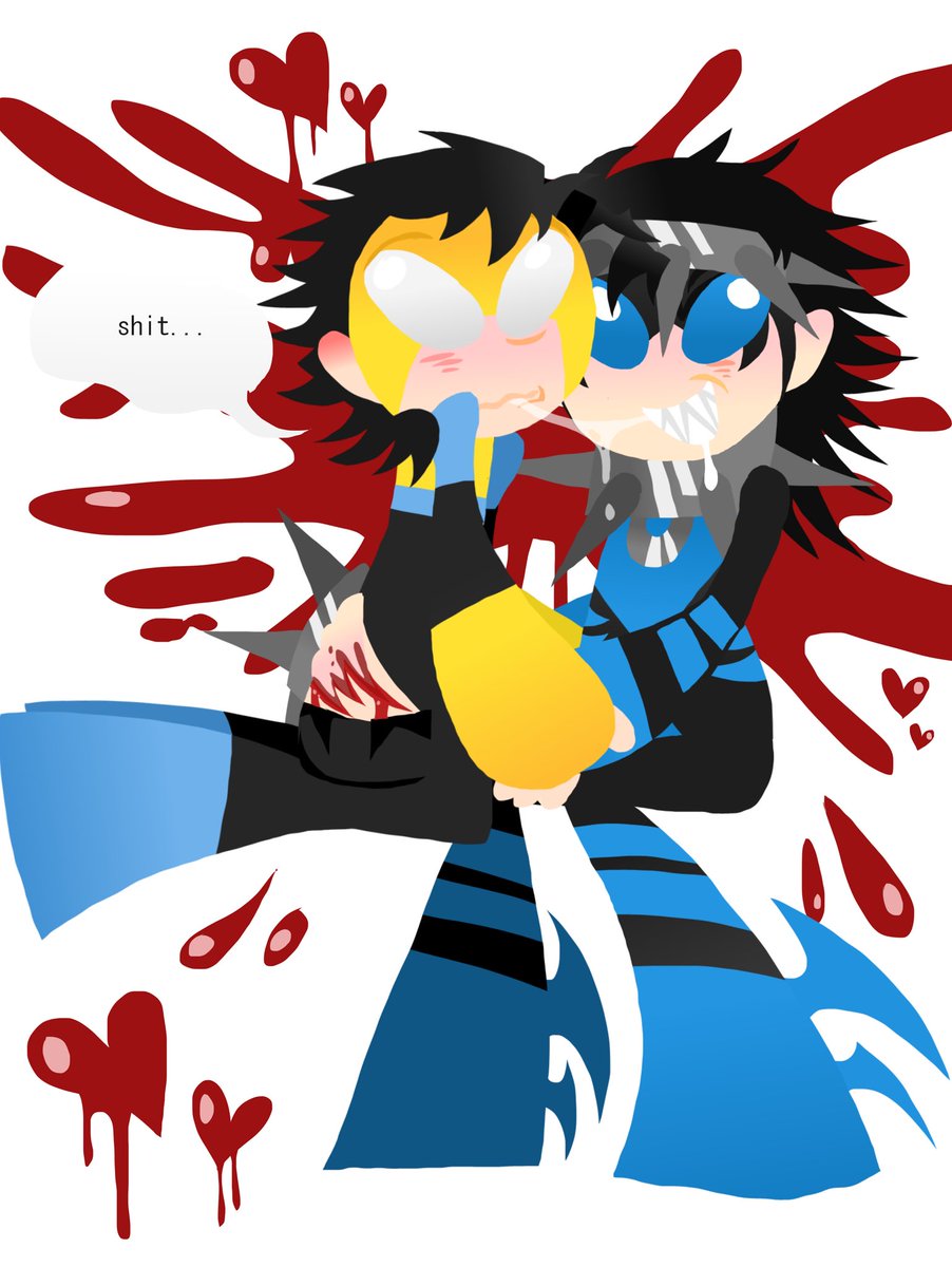 smittyval3ntine's tweet photo. got caught ⛓️💙💋🩸

#mainmalice #malicemark #ocxcanon #markvariant #markcest #invincible #invinciblefanart #markgrayson #IMAFREAK https://t.co/IwXXPip2Gn