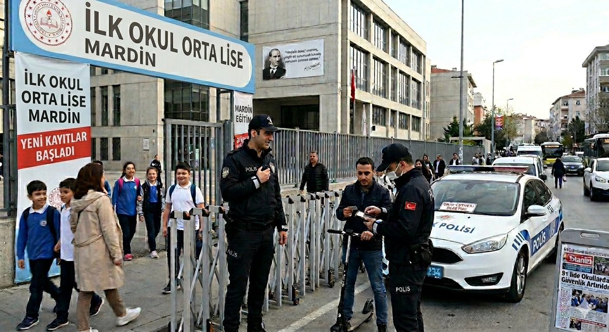 “81 İlde Yeni Güvenlik Uygulaması Başladı;
“Her Okula İki Polis: Ülke genelindeki tüm ilk, orta ve lise dereceli okulların önünde en az iki polis memuru sabit olarak görevlendirilmiştir.