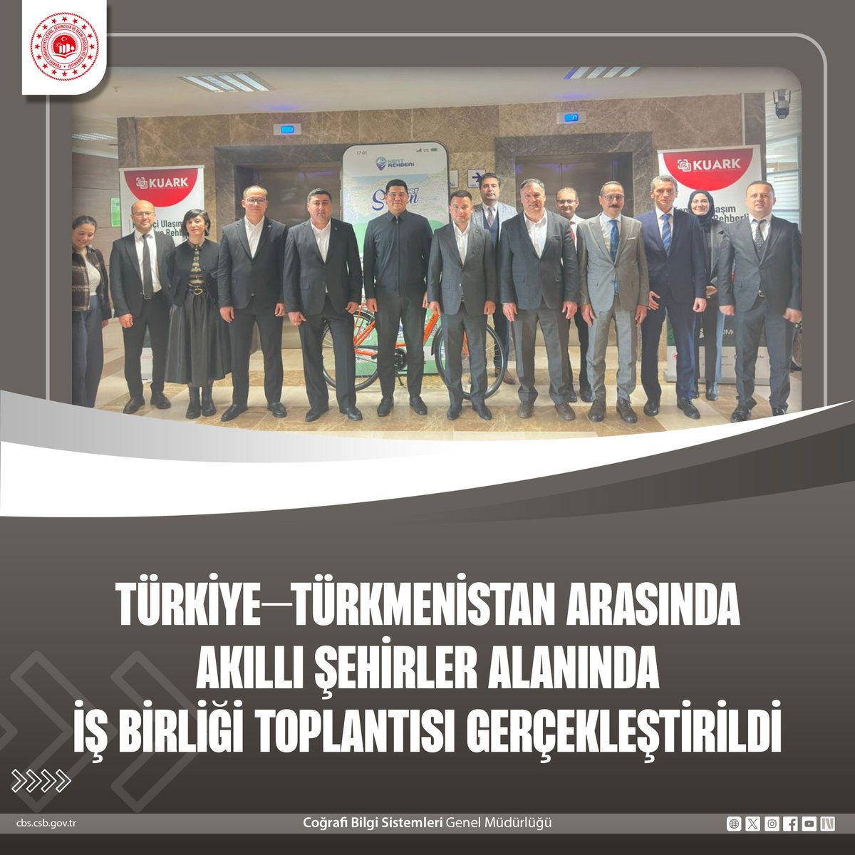 cbsgovtr's tweet photo. Türkiye–Türkmenistan Arasında Akıllı Şehirler Alanında İş Birliği Toplantısı Gerçekleştirildi.

📎 https://t.co/iJTy9w7XzV https://t.co/Lx7CTUKqRm