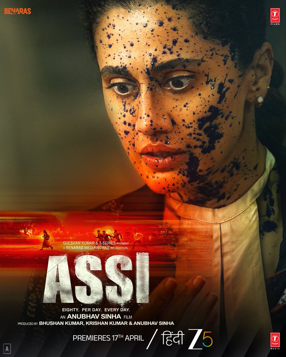 ZEE5India's tweet image. 80 cases. Every single day.
Not fiction. Not exaggeration. Reality.

Behind every number is a voice unheard.
And justice? Still uncertain.

Assi - a story that refuses to stay silent.
Streaming tomorrow, only on #ZEE5

#AssiOnZEE5

@taapsee @anubhavsinha @_gauravsolanki