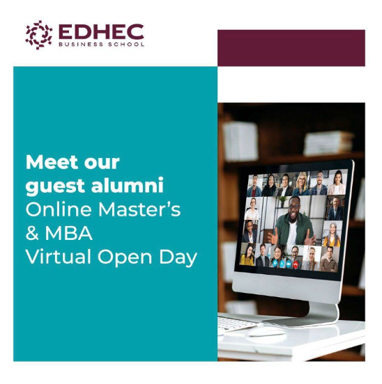 EDHEC_BSchool's tweet image. 🎓 EDHEC Online Virtual Open Day

Découvrez les programmes MBA &amp;amp; MSc et échangez avec nos alumni.

📅 16 April 2026 | 11:00–13:45
🔗 ow.ly/2bI150YJrFY

#EDHECOnline #MBA #MSc