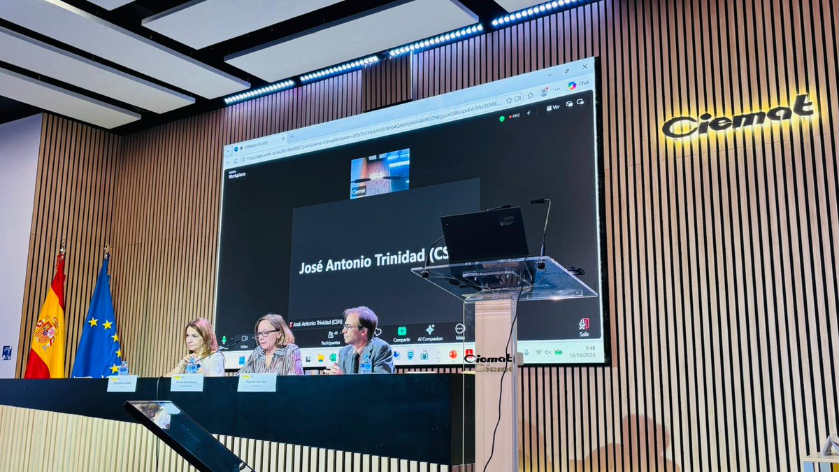 SocEspPR's tweet photo. Queda inaugurada la Jornada "La Protección Radiológica en 2025" que se está celebrando hoy en CIEMAT con:
✅Fernando Sierra, presidente de #SEPR
✅Yolanda Benito, directora general CIEMAT (@DivulgaCIEMAT)
✅Silvia Calzón Fernández. Consejera @CSN_es .
#JornadaSEPR2025 https://t.co/le18adWpPN