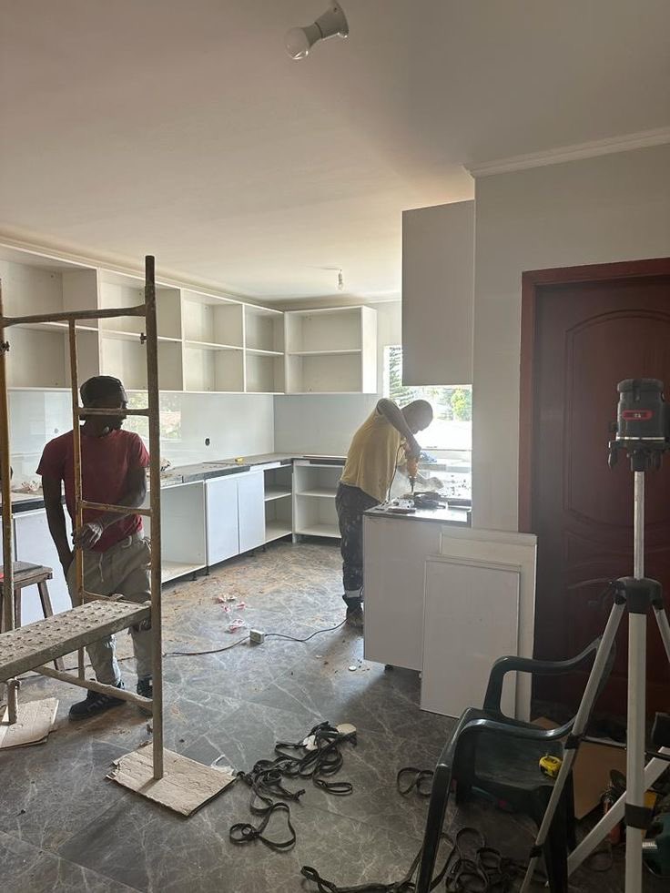 Hadamfurniture's tweet image. From concept to completion ✨  
Modern kitchen crafted with style, storage, and functionality by Hadam Furniture &amp;amp; Interior Design.  
Turning houses into dream homes, one space at a time.  
📍Alimosho Lagos 
☎️08122579148
#InteriorDesign #KitchenGoals #HadamFurniture