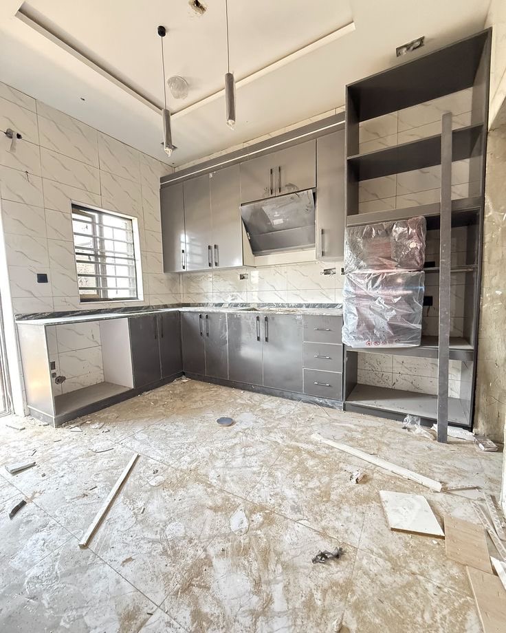 Hadamfurniture's tweet image. From concept to completion ✨  
Modern kitchen crafted with style, storage, and functionality by Hadam Furniture &amp;amp; Interior Design.  
Turning houses into dream homes, one space at a time.  
📍Alimosho Lagos 
☎️08122579148
#InteriorDesign #KitchenGoals #HadamFurniture