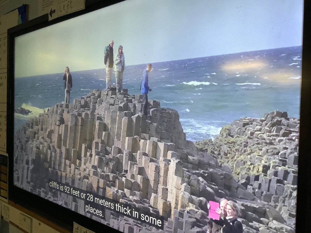 AbbeyPrimary's tweet image. #Y1 are super excited as they start their Immersion Day for their new big question… What unites our Kingdom? We are learning about a rock formation called The Giant’s Causeway which we found out is in Northern Ireland. #Geography