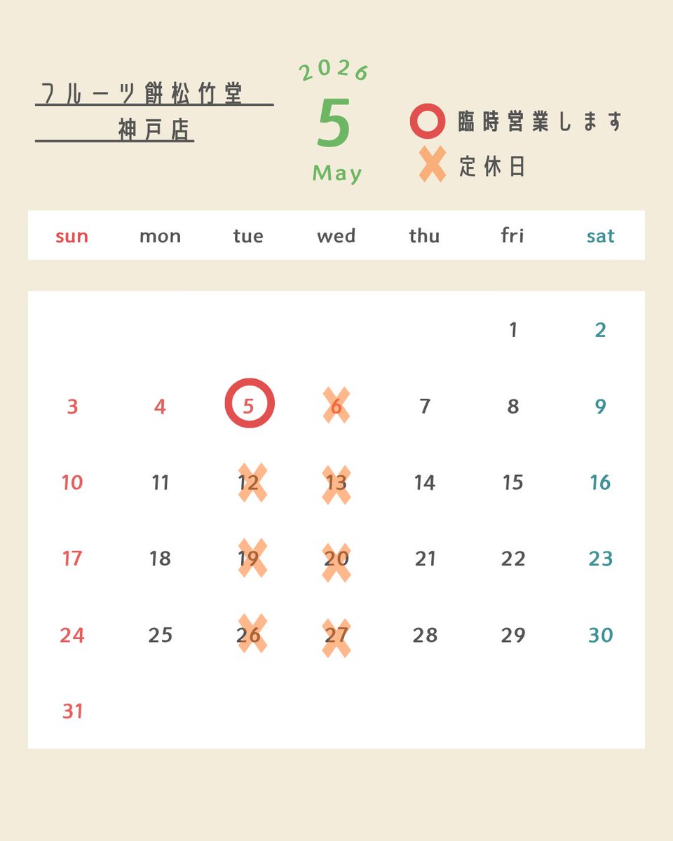 フルーツ餅 松竹堂 tweet media