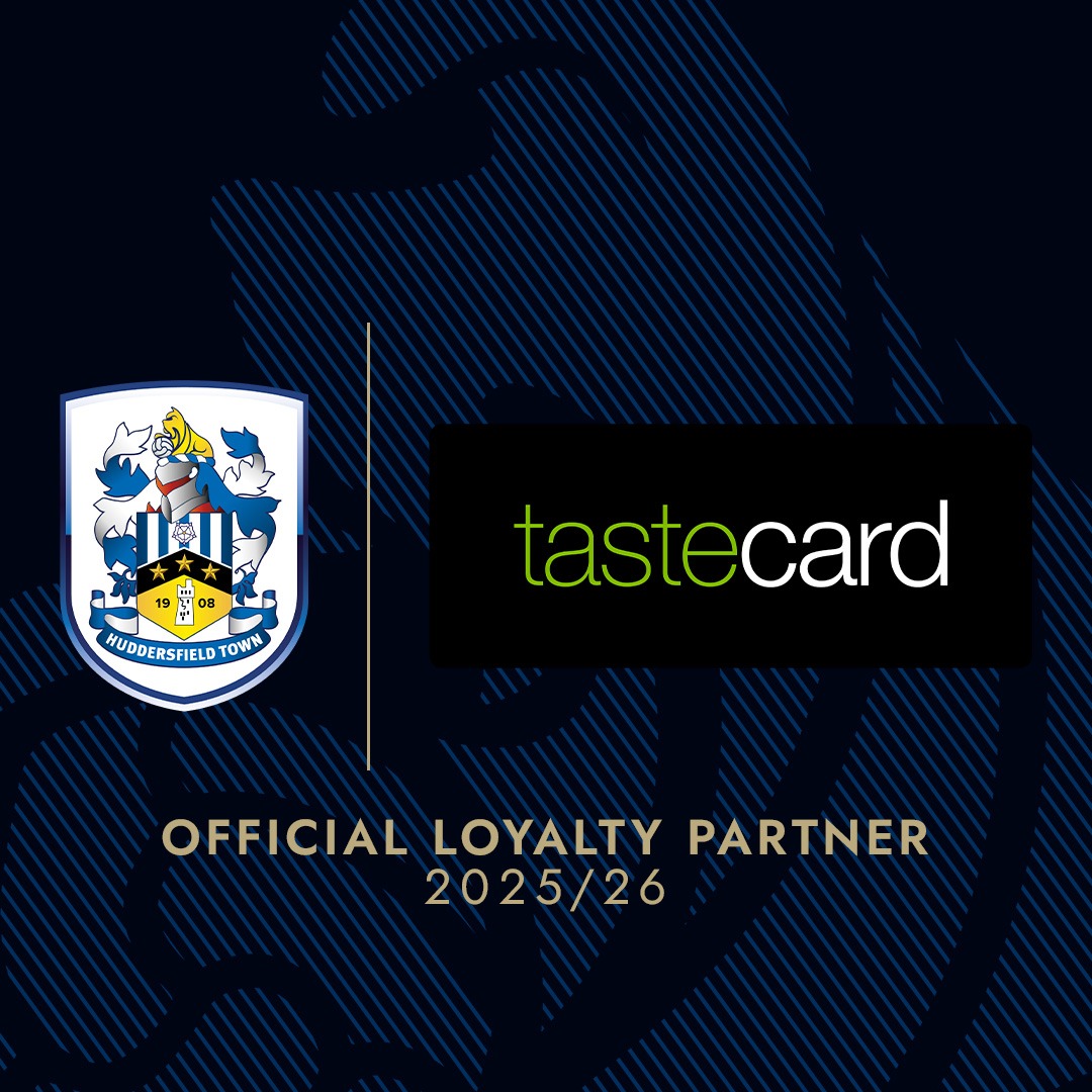 htafc's tweet photo. We are delighted to announce that tastecard have become our Official Loyalty Partner ahead of the 2026/27 season! 

Every Season Card Holder will enjoy this brand-new benefit - a FREE 12-month tastecard membership (worth £79.99).

More ⬇️

#htafc | @tastecard