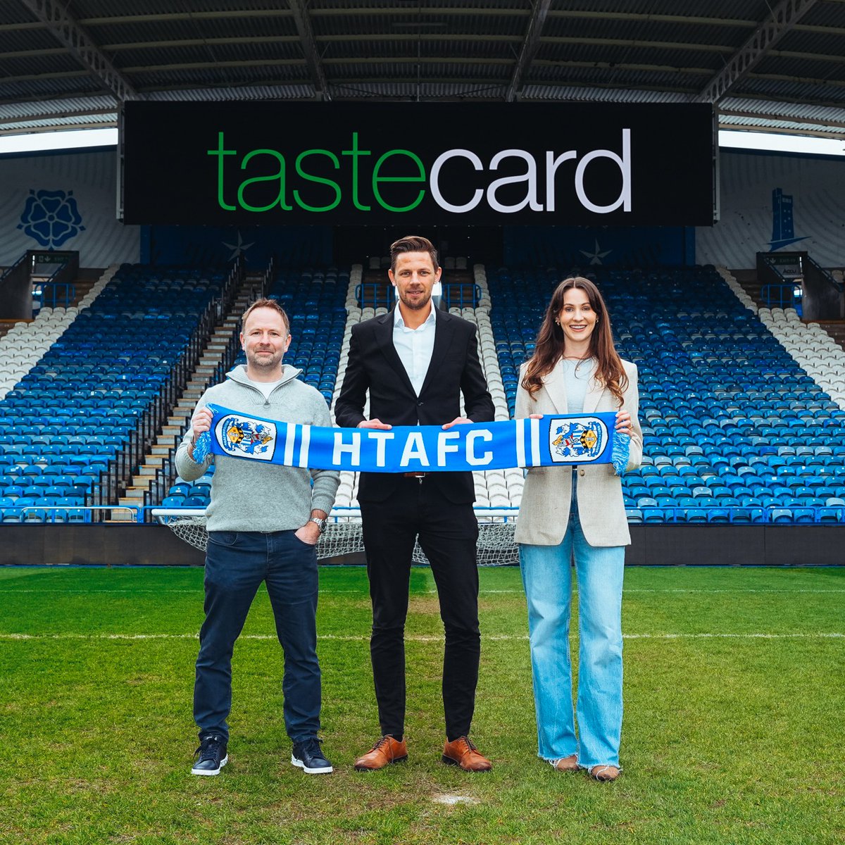 htafc's tweet photo. We are delighted to announce that tastecard have become our Official Loyalty Partner ahead of the 2026/27 season! 

Every Season Card Holder will enjoy this brand-new benefit - a FREE 12-month tastecard membership (worth £79.99).

More ⬇️

#htafc | @tastecard