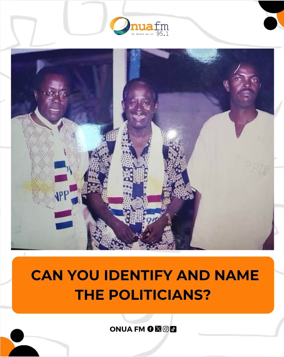 onua951fm's tweet image. Can you identify and name the politicians?

#OnuaFM #QOTD
