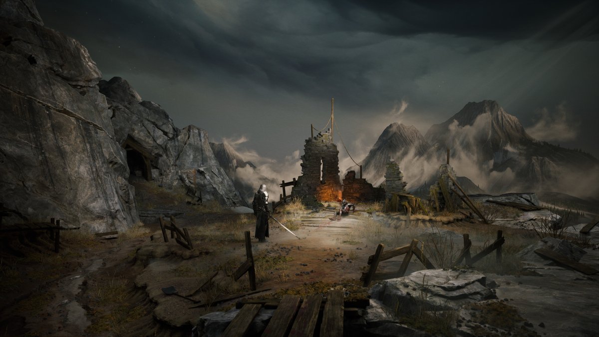 80Level's tweet photo. .@MaxMakesGames shared the workflow behind the Mountain Pass project.

He talked about the composition and inspiration, and how he shaped the rocks, embankments, and ruins: https://t.co/9j8tnp0esw https://t.co/FBjq81P4xX