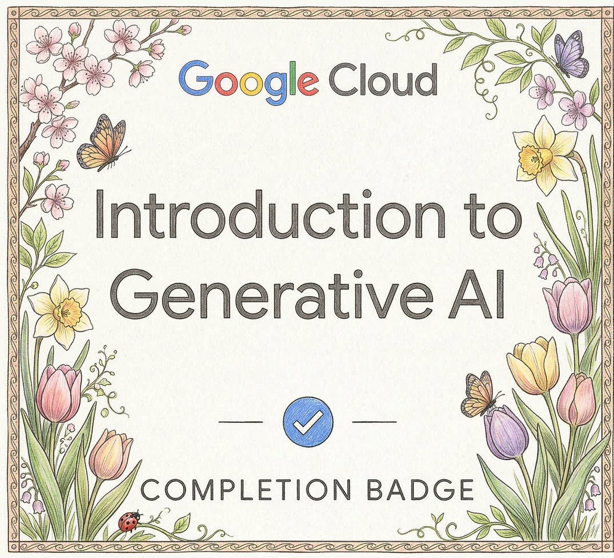 boredabdel's tweet image. Learn #generativeAI basics in 30 minutes ⏳

With all the noise around GenAI. Learning the fundamentals if even more important today 🥸

Take this Free Google Skills course for an overview of GenAI and earn a shiny new badge → goo.gle/4cAPef3

#GoogleCloud #Learning
