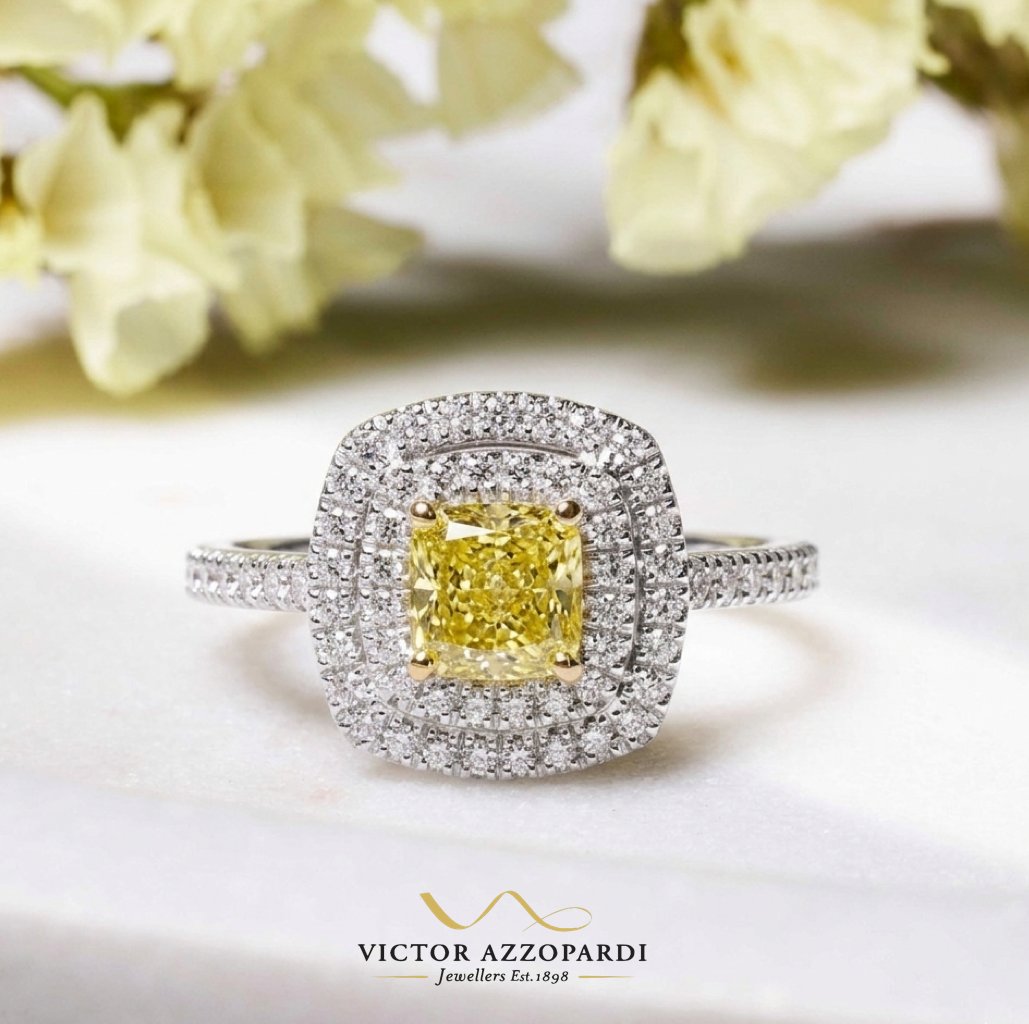 VictorAzzopardi's tweet photo. A breathtaking symbol of forever, captured in a moment. Our stunning fancy yellow diamond engagement ring, radiating warmth and brilliance, is the perfect reflection of your unique love story.
-
https://t.co/VjQTLdyUMb
-
#victorazzopardijewellers1898 #TrustedforGenerations https://t.co/qP9xzuKYOH