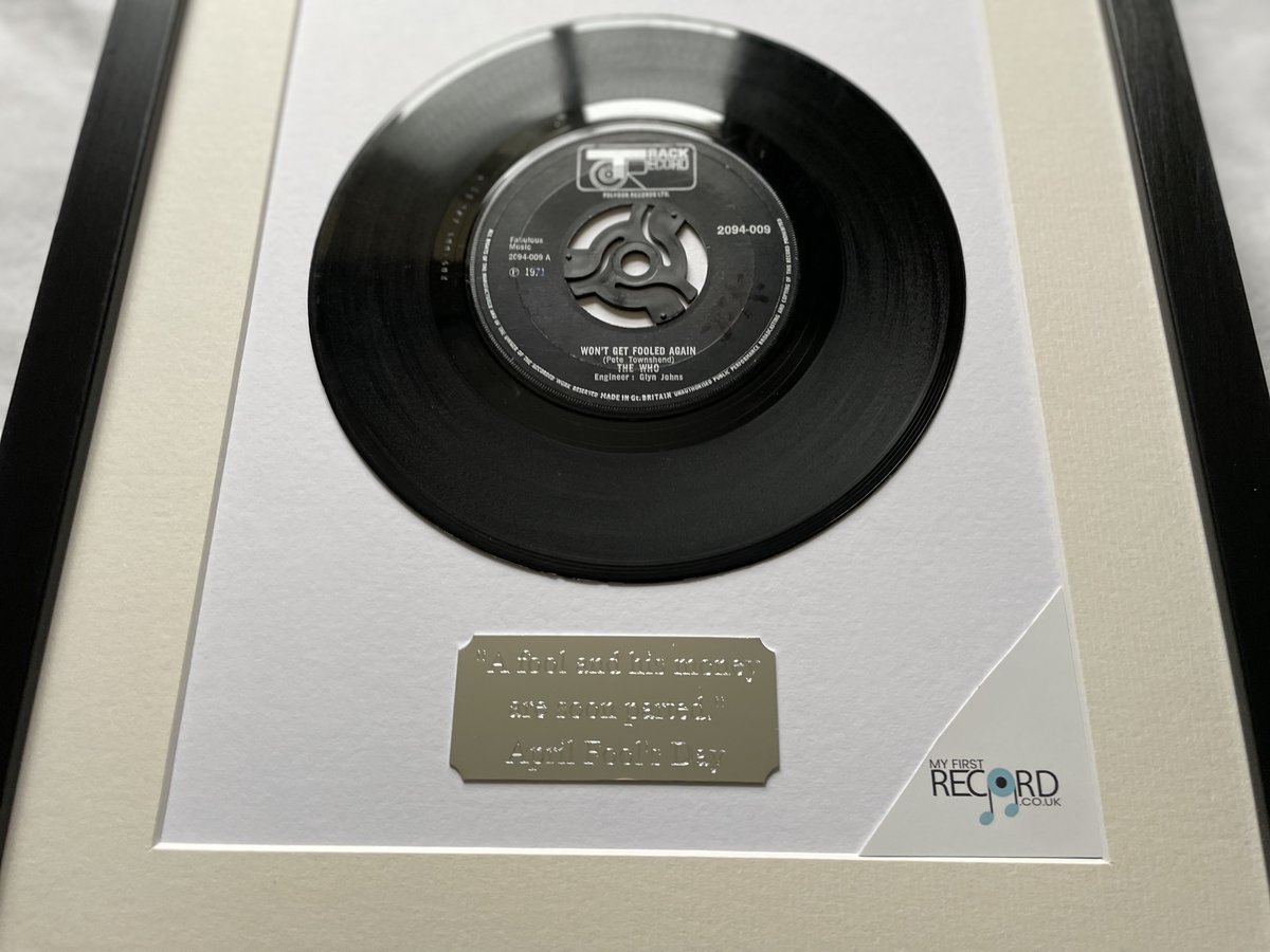 My1stRecord's tweet image. The #Popmaster Aperitif aka #TheTopTenTilKen continues with this #TheWho tune, once again framed by MyFirstRecord.co.uk as a #gift for somebody with a birthday on #AprilFoolsDay...

@PopmasterTM @TheWho