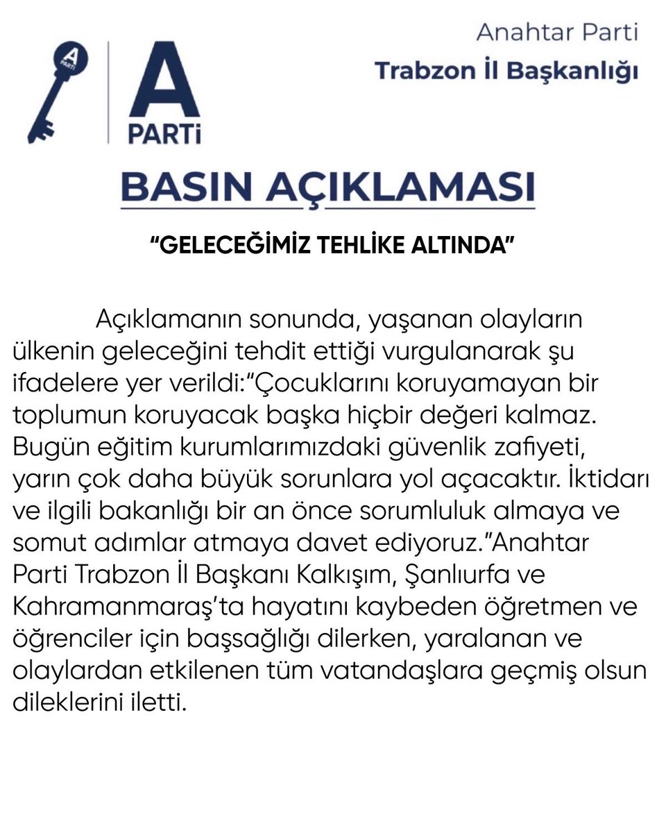 📌 Basın Açıklaması