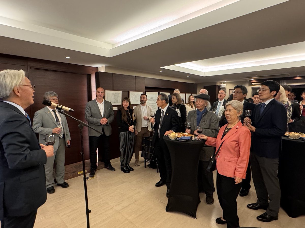 SRBinJapan's tweet photo. Six wineries and one rakija distillery from ♯Serbia are showcasing their finest selections at #ProWine Tokyo! 🍷🇷🇸 Ambassador Kovac visited the joint booth on the first day to cheer on our talented producers.

The celebration of Serbian flavors continued at the Embassy, where we held a special promotion and tasting of Serbian wine and rakija. We were honored to welcome many guests, including distributors, experts, Mayor Hoshino of Fujimi City @3hiroHoshino (sister city to Šabac), and Mr. Tsunozaki, President of the Japan-Serbia Society.

During her speech, Ambassador Kovac highlighted the promising prospects for bilateral economic cooperation, particularly in light of next year’s 145th anniversary of Japan-Serbia relations and the upcoming #EXPOs in #Belgrade and #Yokohama. She voiced her hope that through such opportunities, the unique flavors of Serbian wine and rakija will gain greater popularity among the Japanese public.