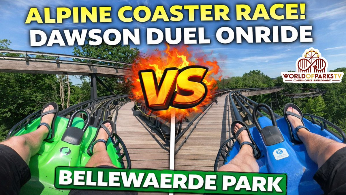 Die beiden Alpine Coaster Dawson Duel im belgischen #Freizeitpark Bellewaerde Park ist unser Onride Video des Tages. 
youtube.com/watch?v=CCMtPG…
#DawsonDuel #BellewaerdePark #AlpineCoaster #Onride #DuellingCoaster #ThemePark #CoasterOnride #Rodelbahn #BelgiumThemePark #Rollercoaster