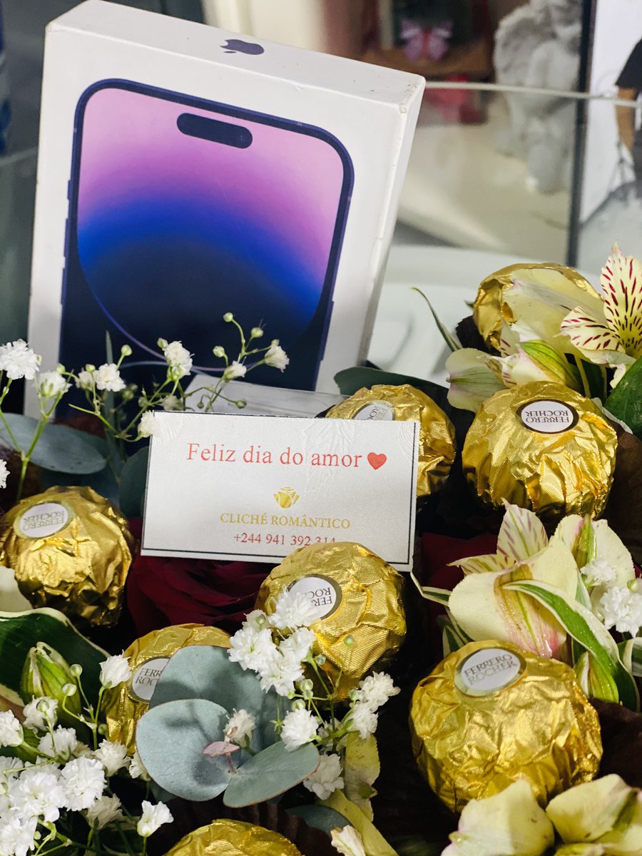 ClicheRomantico's tweet photo. Caixa formato de coração + Iphone 13 + chocolates + película + capa= Amor em voz altíssima 😆💐❤️‍🔥🌹

• Preço  sub consulta 

Acesse o catálogo : https://t.co/ECpkC8vBj8 📱💐

Localização Nova vida, Rua 54 📍

#fypシ゚viral #luandaangola #loveflowers #lojadeprsentes https://t.co/61iVdGtcQh