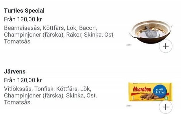 FilipHjelmer's tweet photo. foodoras ai-verktyg är absolut unhinged. https://t.co/eQQmyQkLUm