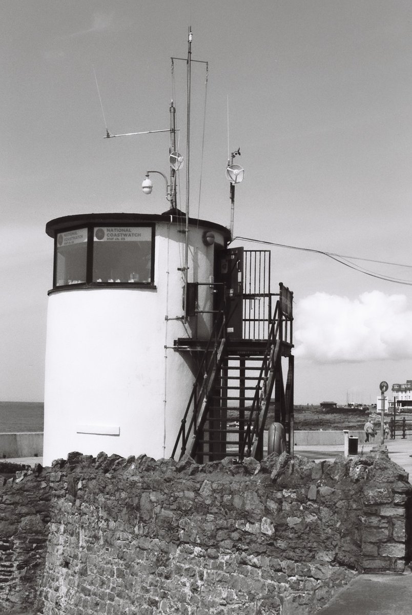 Coast Guard Station Porthcawl #35mm,#filmisnotdead,#filmisalive,#ibelieveinfilm #agfa #nikonf4s #blackandwhite #porthcawl <a href="/visitwales/">Visit Wales 🏴󠁧󠁢󠁷󠁬󠁳󠁿</a> visit delweddauimages.co.uk