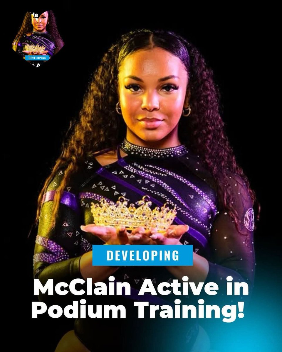 Gbolagymnastics's tweet image. 💜💛 From sidelined to soaring — Konnor McClain is back on bars at Elite 8 podium training after that scary arm injury at Regionals. Smooth, strong, and so inspiring to watch. Coach Jay Clark says it’s “day to day,” 🐯✨ #LSUGym #Elite8 #KonnorMcClain #motivation #trending