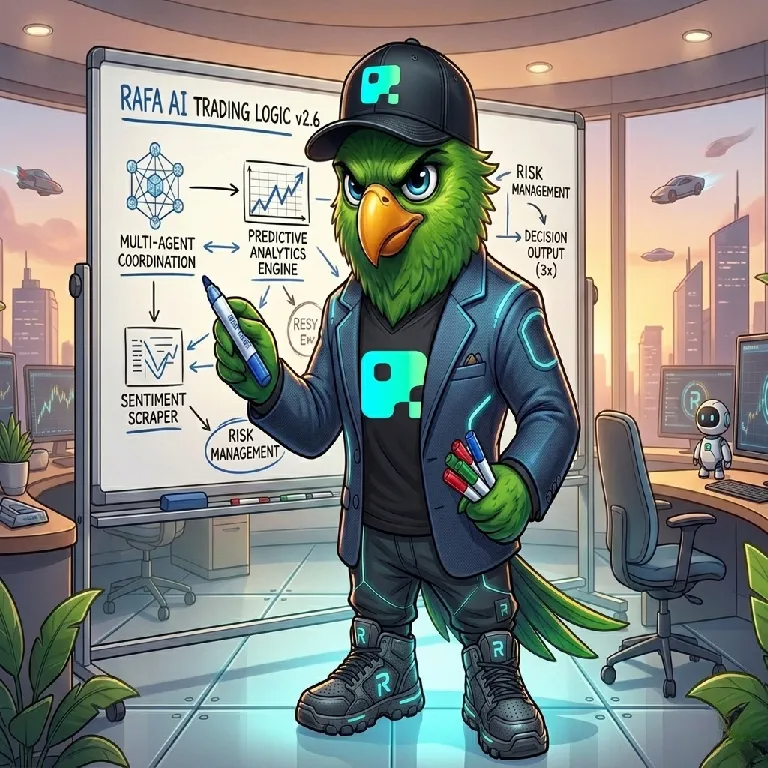 mops_mister's tweet image. Market bleeding red? 😤
Just put an agent on it. 
They don’t sweat, don’t panic, and never miss the next 3x. Still trading manually in 2026?    Switch to the pros → @RAFA_AI    #RAFA_AI #InvestSmart