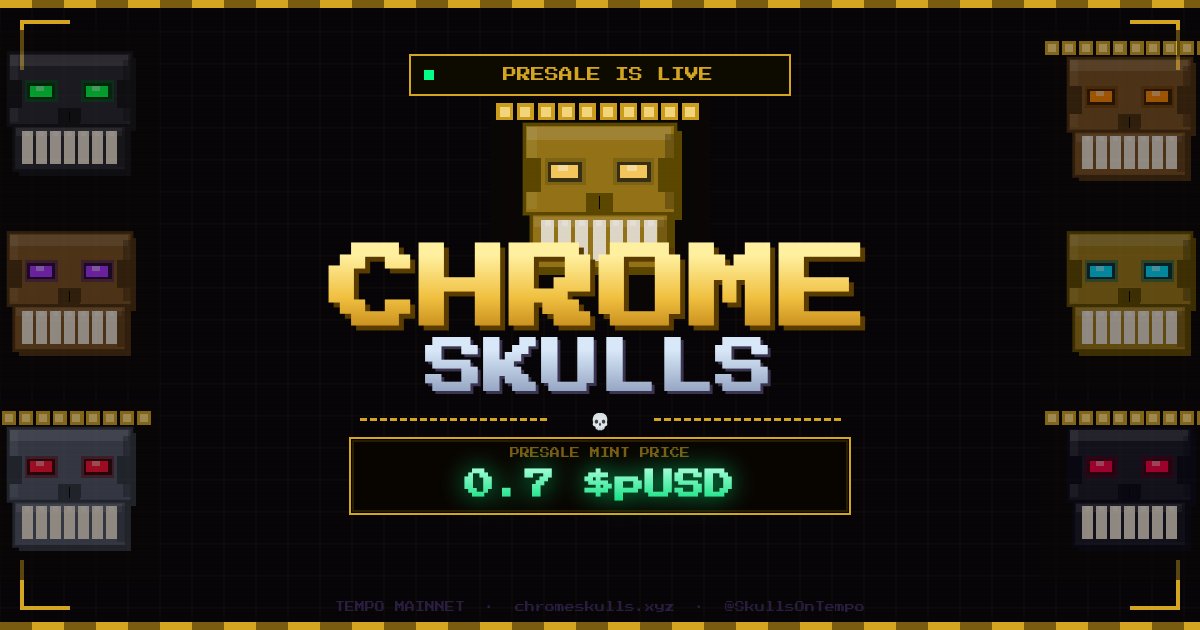 Chrome Skulls tweet media