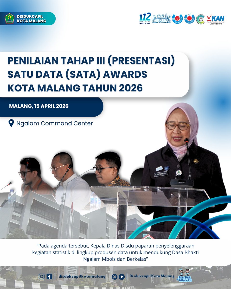 DISDUKCAPIL KOTA MALANG tweet media