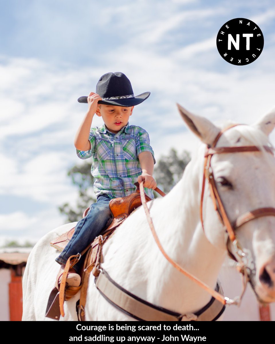 thenatetucker's tweet image. 🫵🏽 Hang in there; hold tight; this too shall pass 

💁🏽‍♂️ Courage is being scared to death... and saddling up anyway - John Wayne 😍🔥🔥🔥🔥

#motivationdaily #motivation #motivationalquote